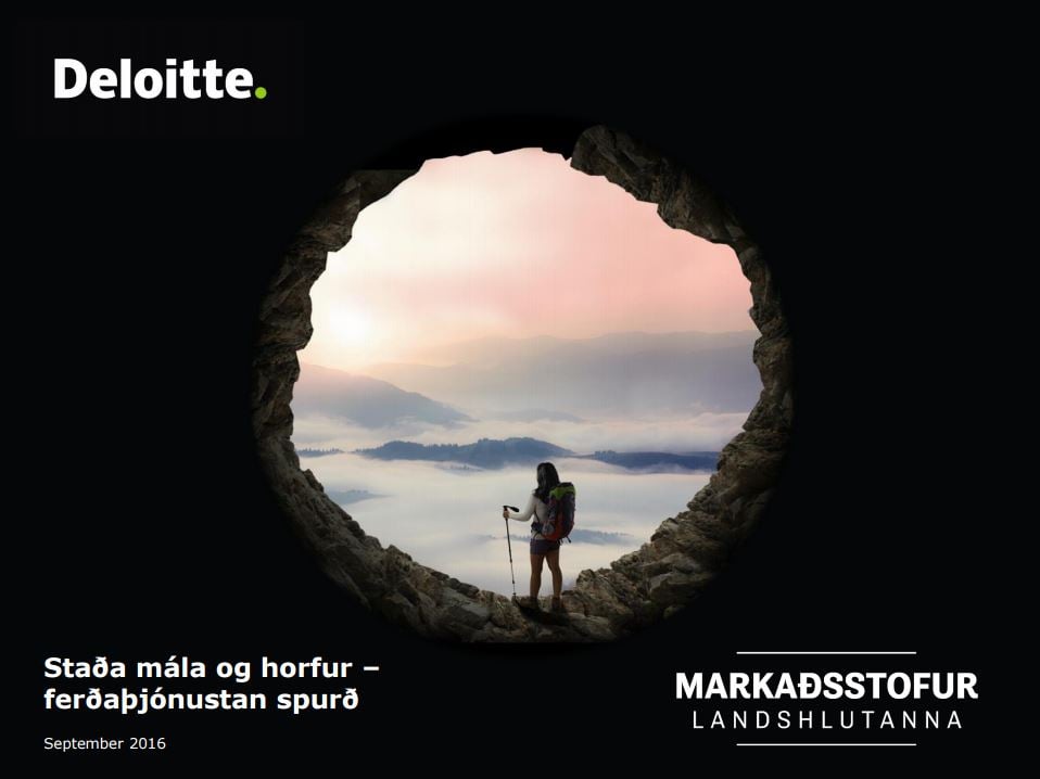 Viðhorfskönnun Deloitte og MAS.
