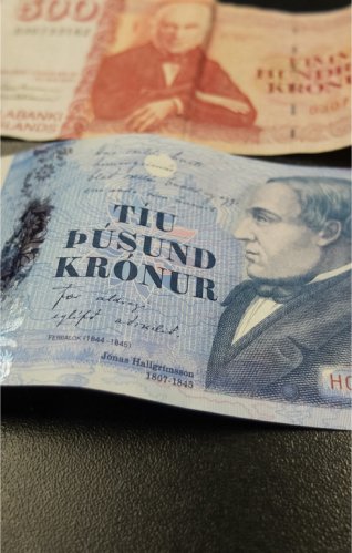 post office travel card icelandic krona