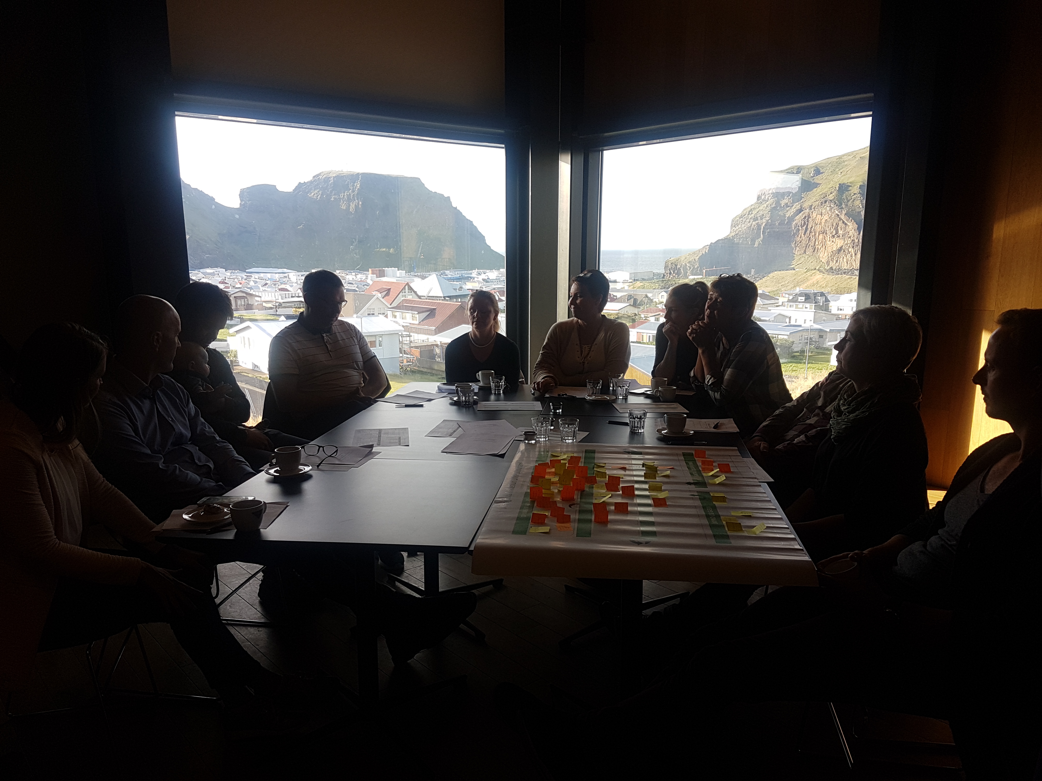 1. vinnufundur miðsvæðis í Vestmannaeyjum