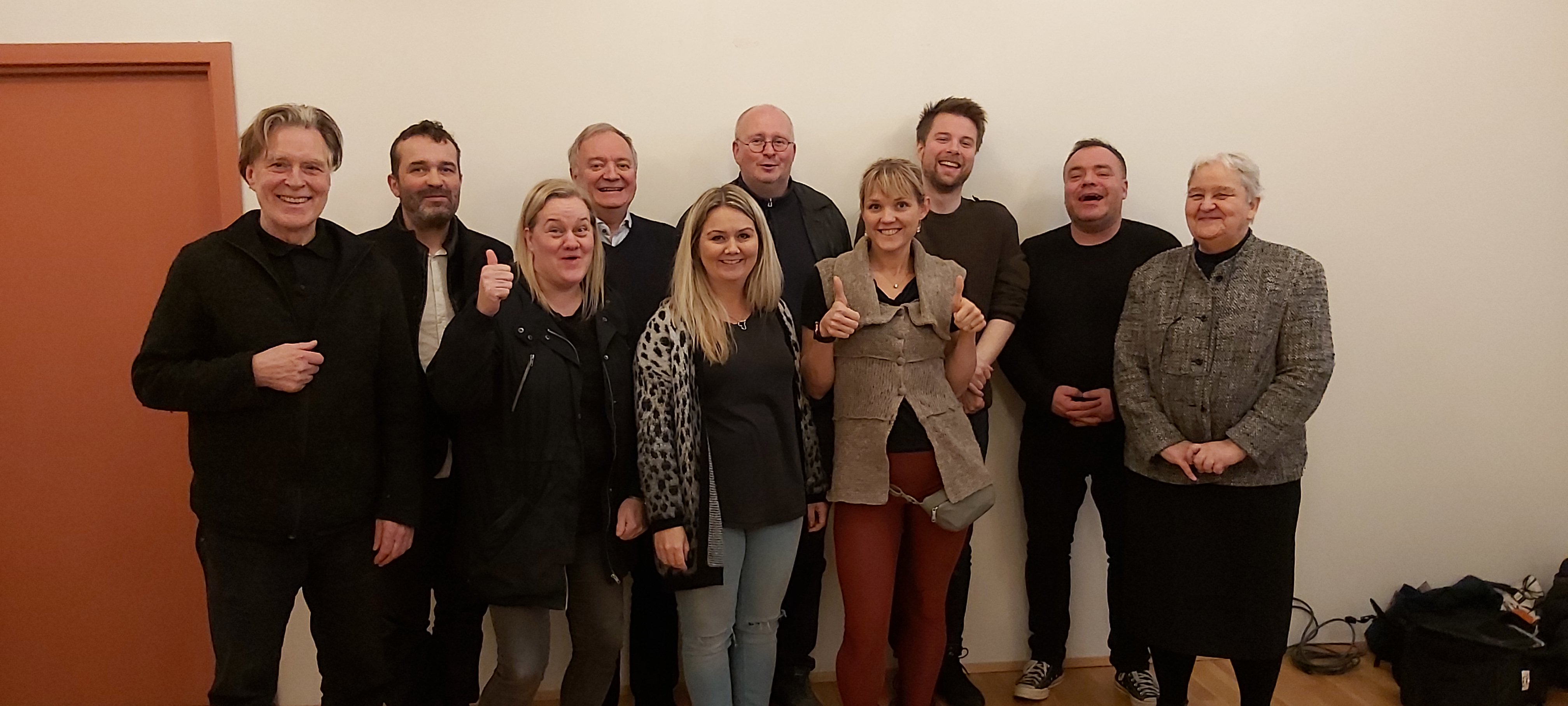 Vitaleiðin - þátttakendur í vinnustofu á Eyrarbakka