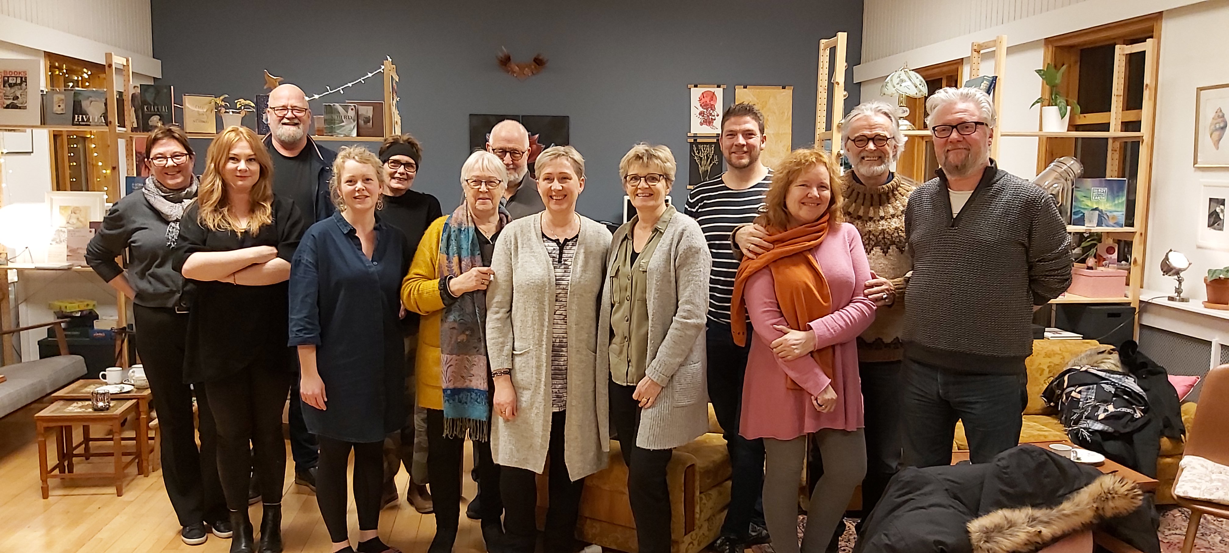 Vitaleiðin - þátttakendur í vinnustofu á Stokkseyri