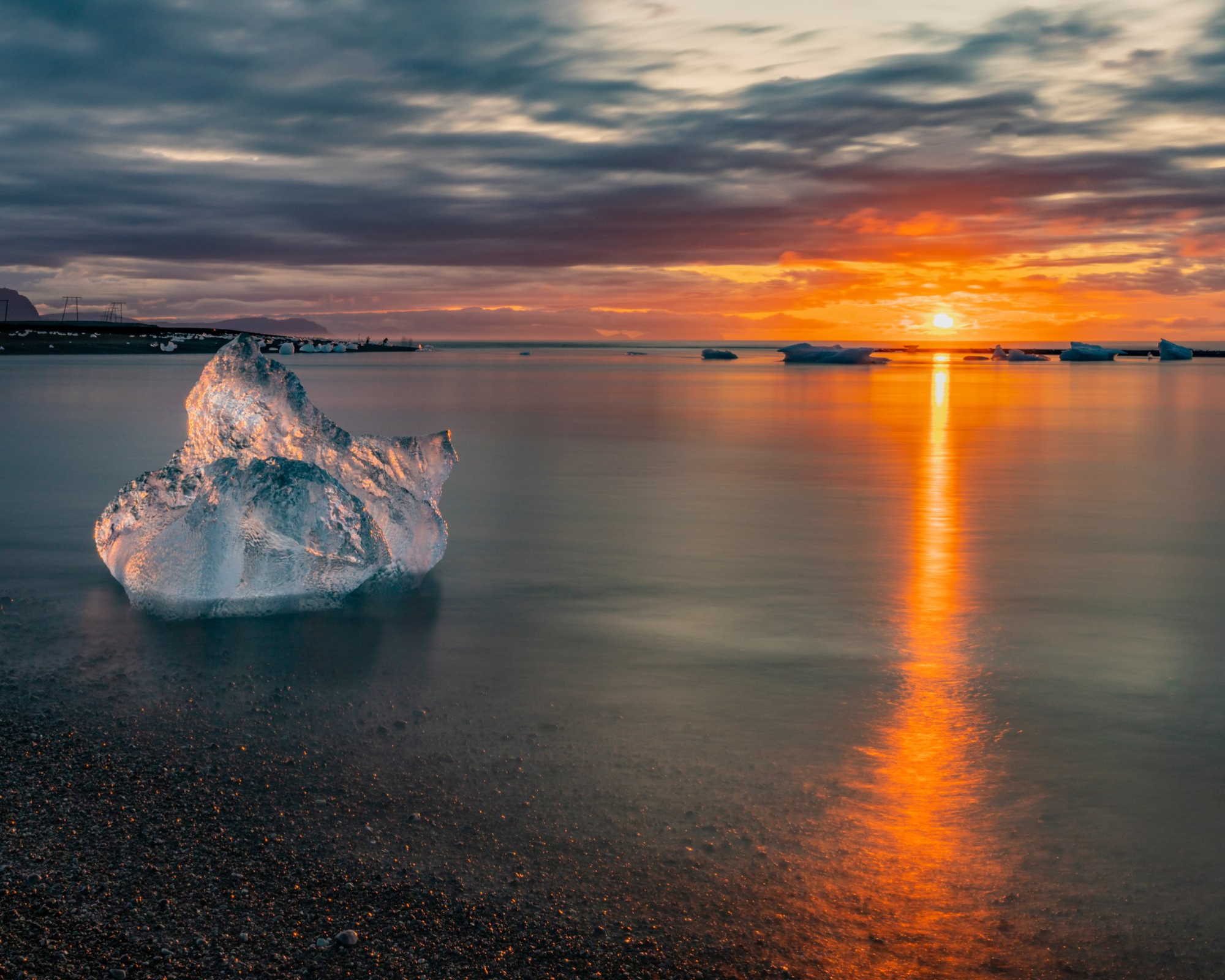 Jökulsárlón Glacier lagoon Jökulsárlón Glacier lagoon