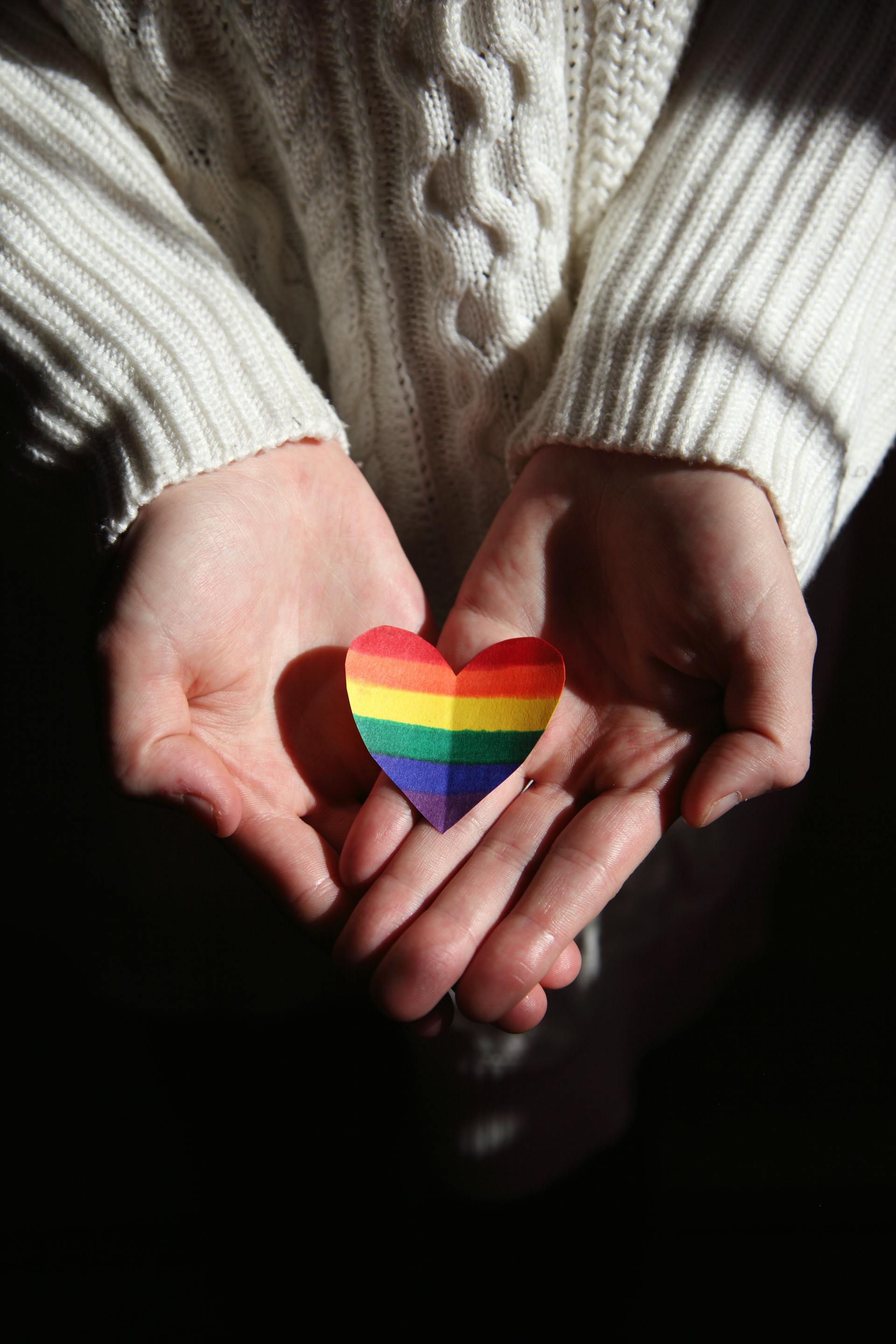 LGBTQ Rainbow Heart