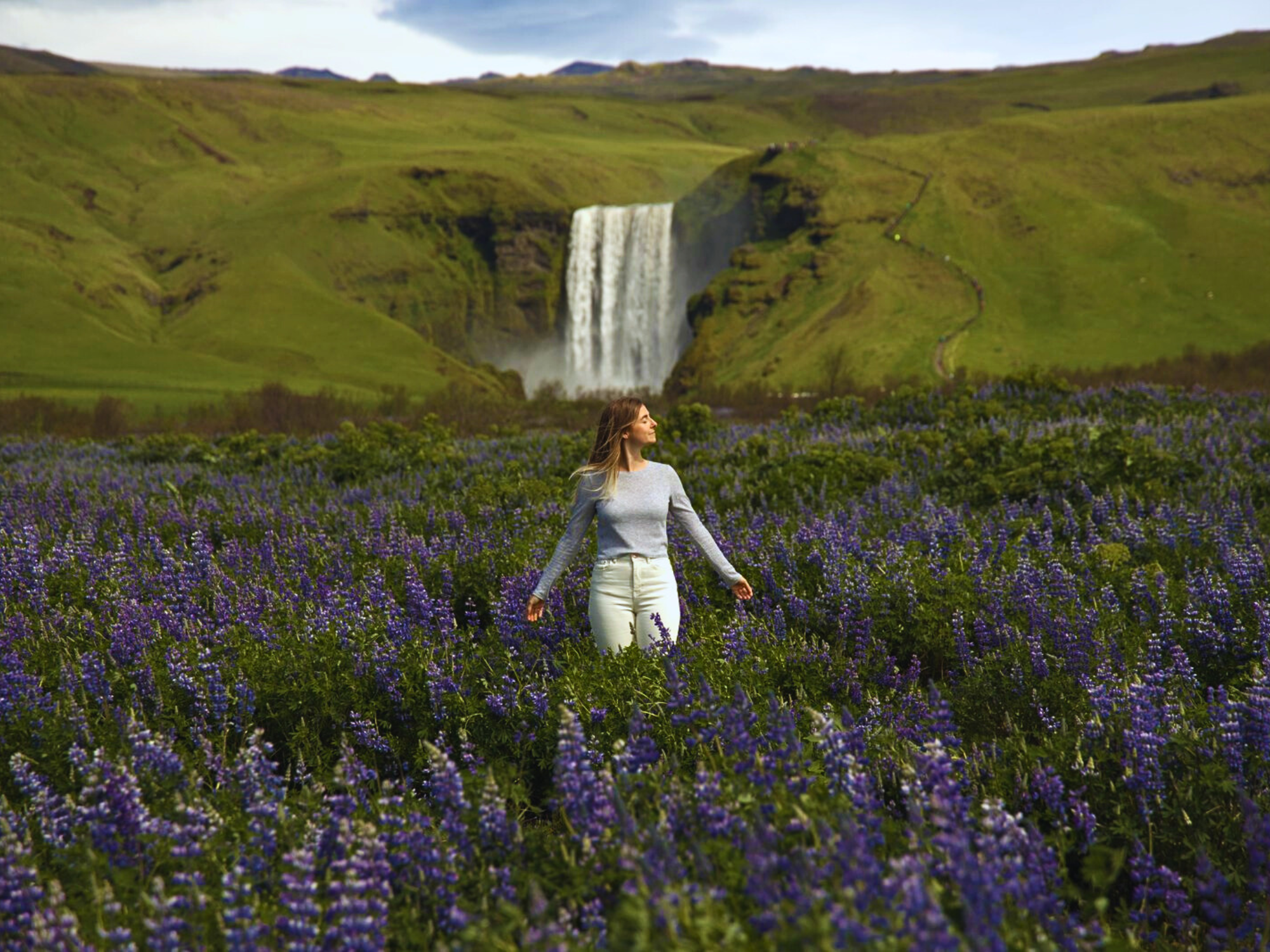 Skógafoss waterfall. Photo by: Axelle St-Clair