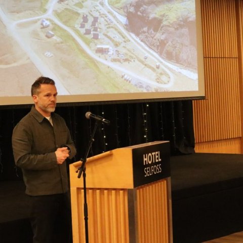 Magnús Orri sagði frá uppbyggingu í Kerlingafjöllum og Þjórsárdal