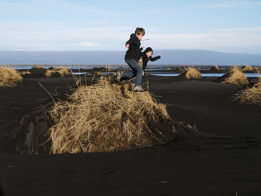 The black beach