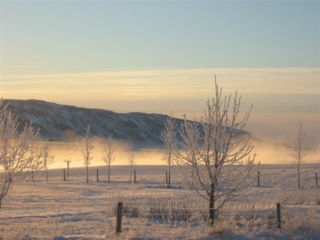 Near Laugarvatn in winter