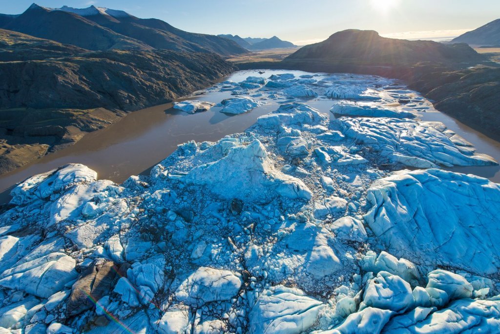 Hoffelsjökull loftmynd