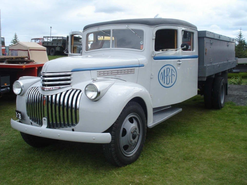 Old truck from MS Iceland Dairies 