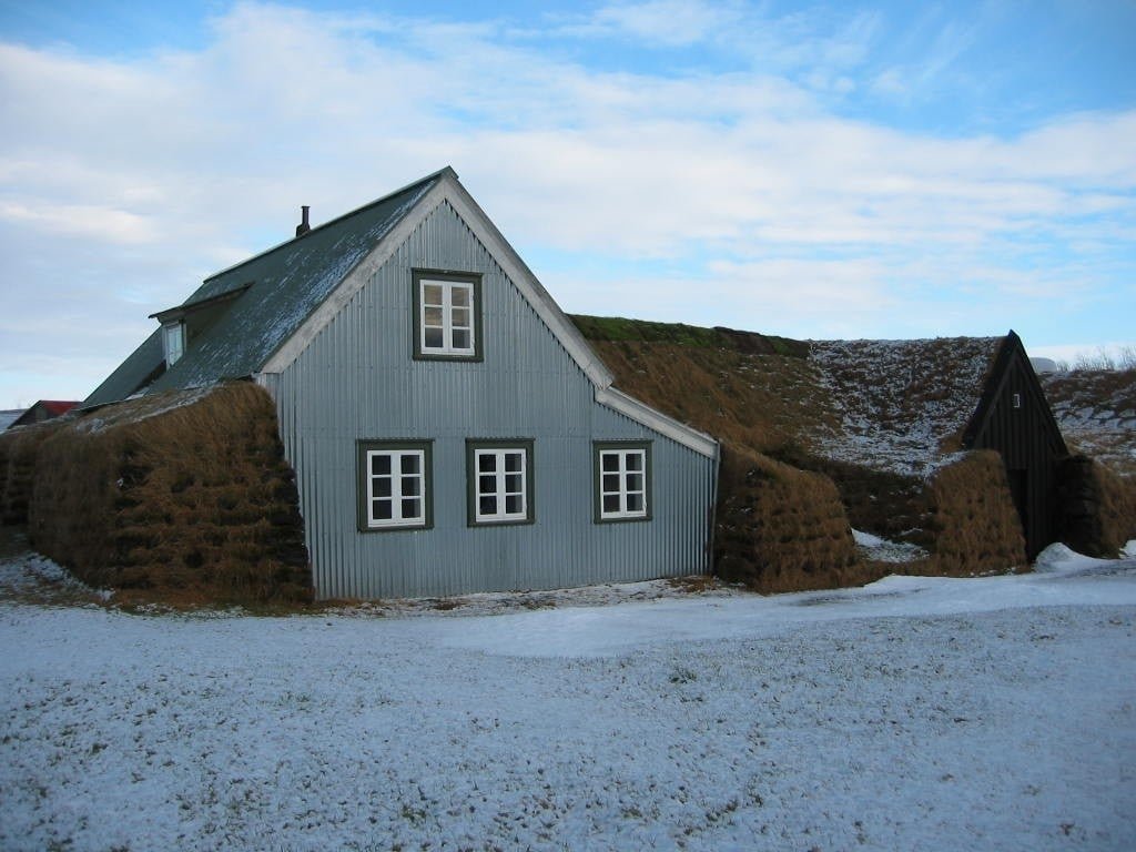 Icelandic farmhouse