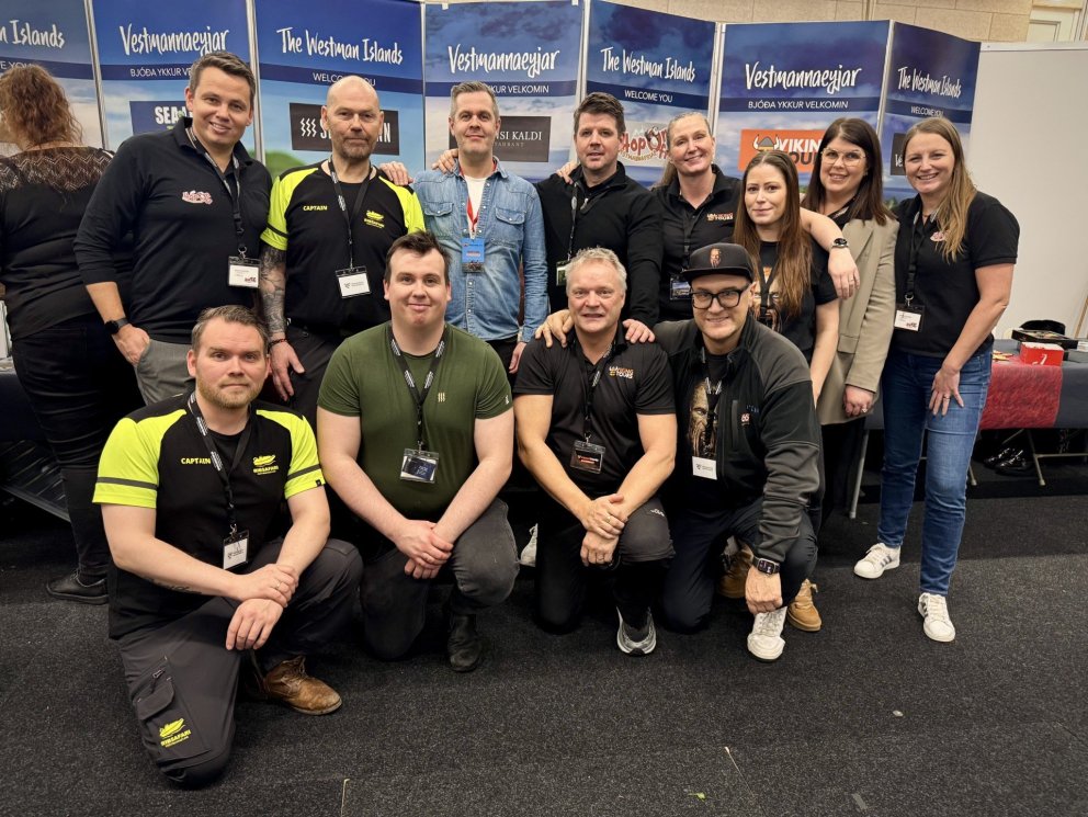 Fyrirtæki frá Vestmannaeyjum fjölmenntu á Mannamót.