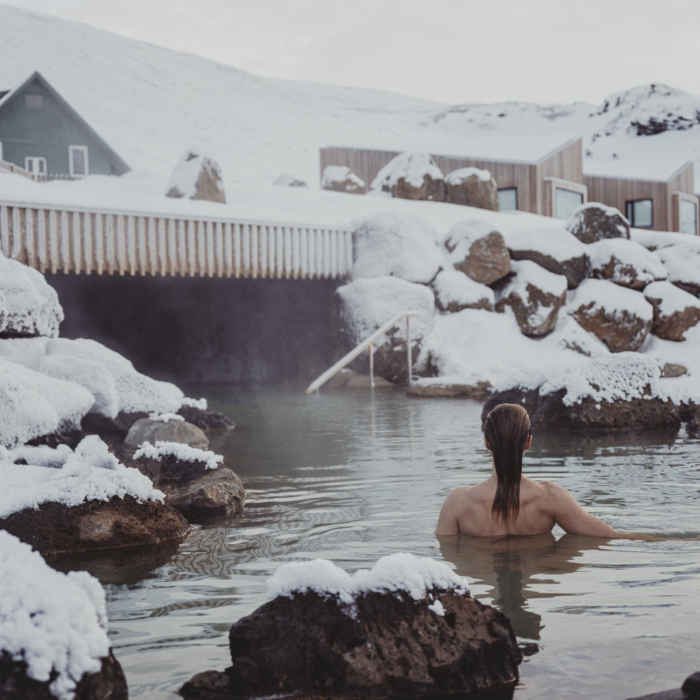 Natural Hot Spring in Kerlingarfjöll Highland Base