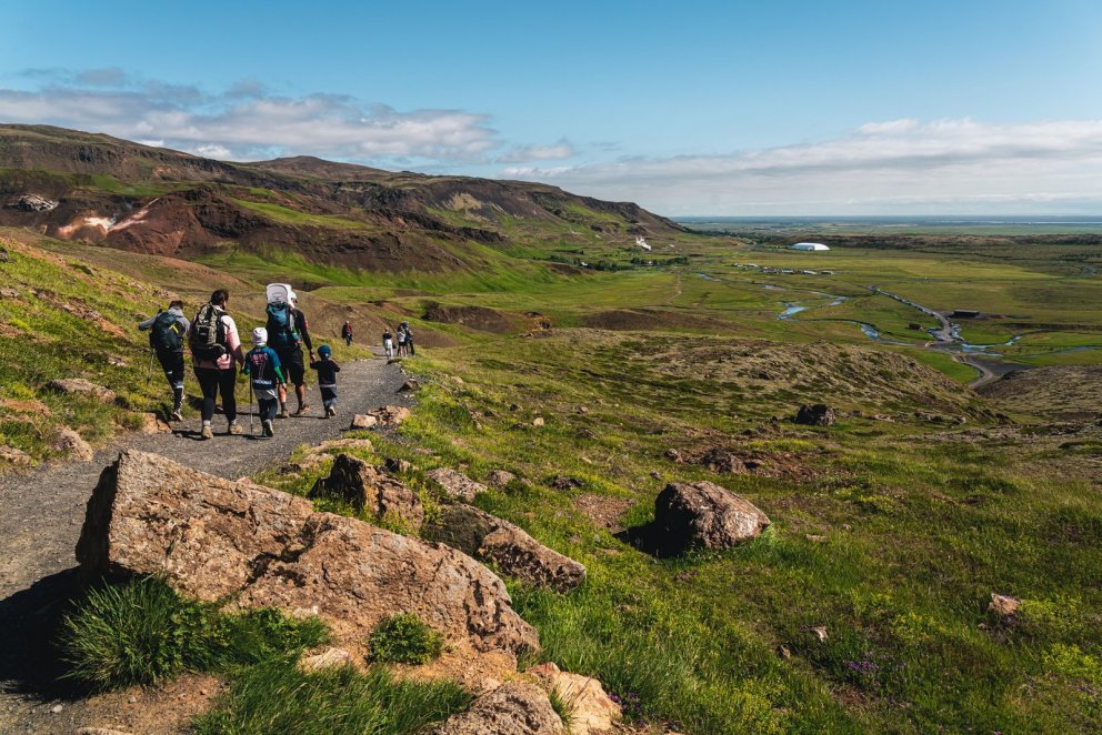 Fjölskylda í Reykjadal - Páll Jökull