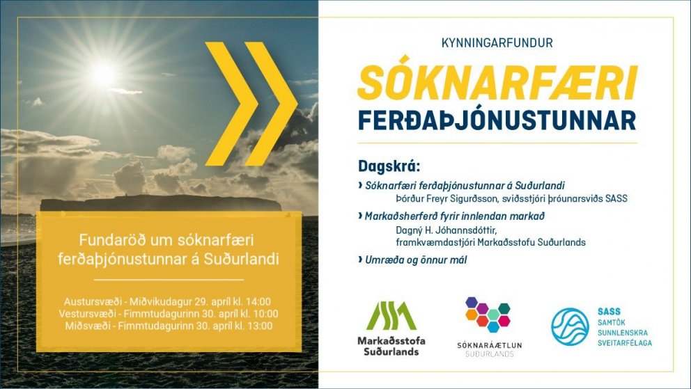 Sóknarfæri ferðaþjónustunnar á Suðurlandi - kynningafundir