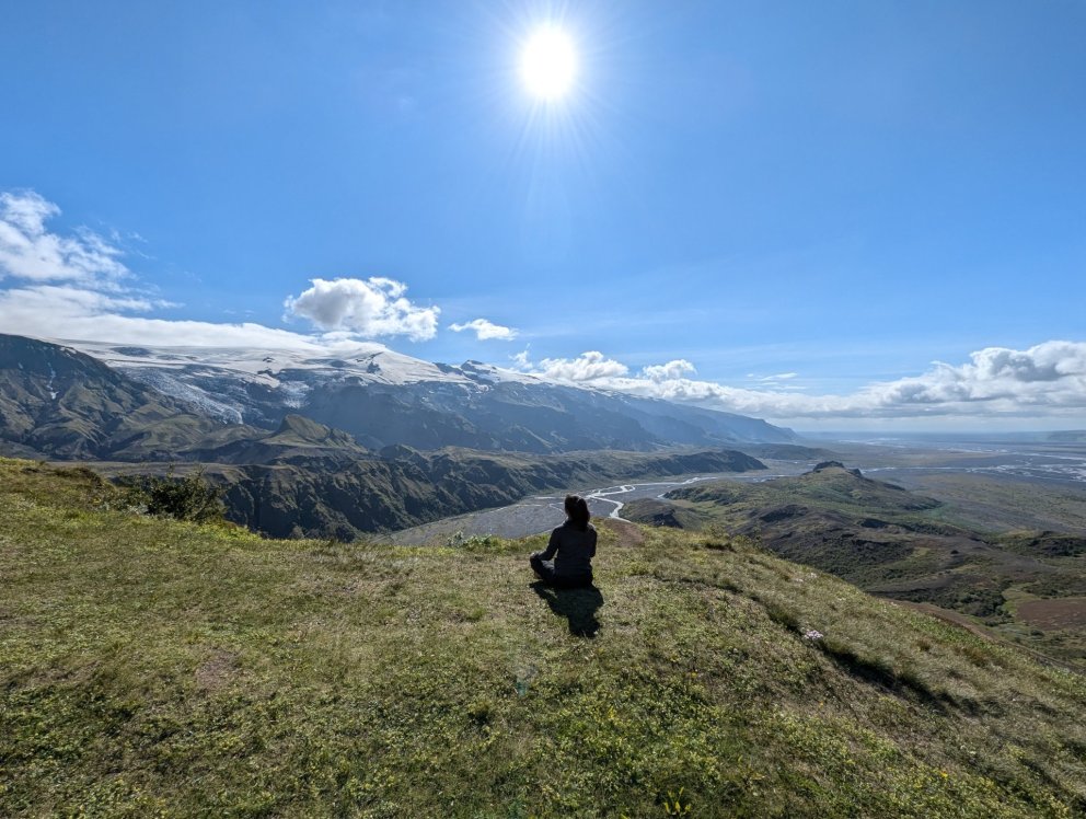 A mindful moment in the highlands