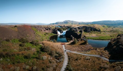 Hjálparfoss - mynd: Þráinn Kolbeinsson