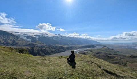 A mindful moment in the highlands